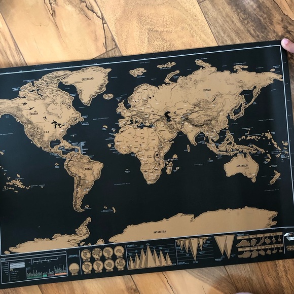 World Scratch Map - Picture 6 of 9